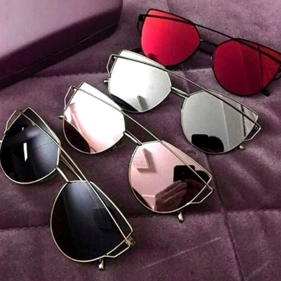 🔥LAST!🔥90's STYLE MIRRORED UV400! - PINK - Picture 3 of 7